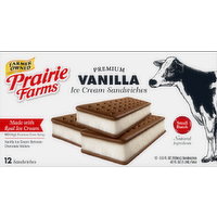 North Star Ice Cream Sandwiches, Original - 12 Each